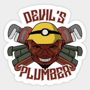 Devil's Plumber Sticker